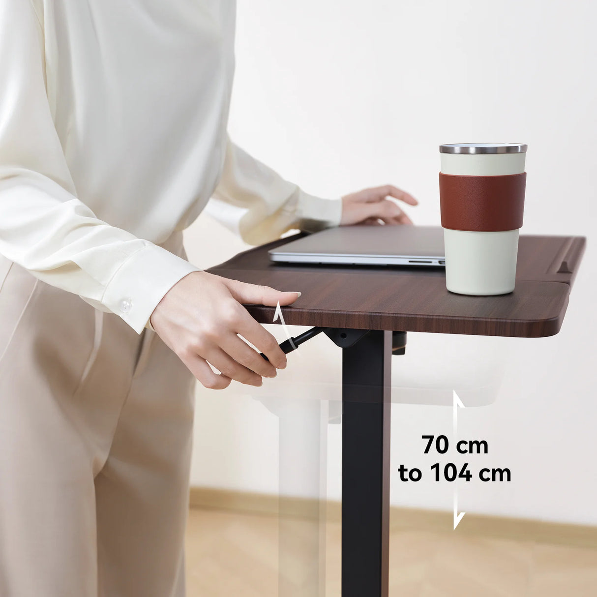 طاولة جانبية قابلة لتعديل الارتفاع من سيهو D01، طاولة سرير