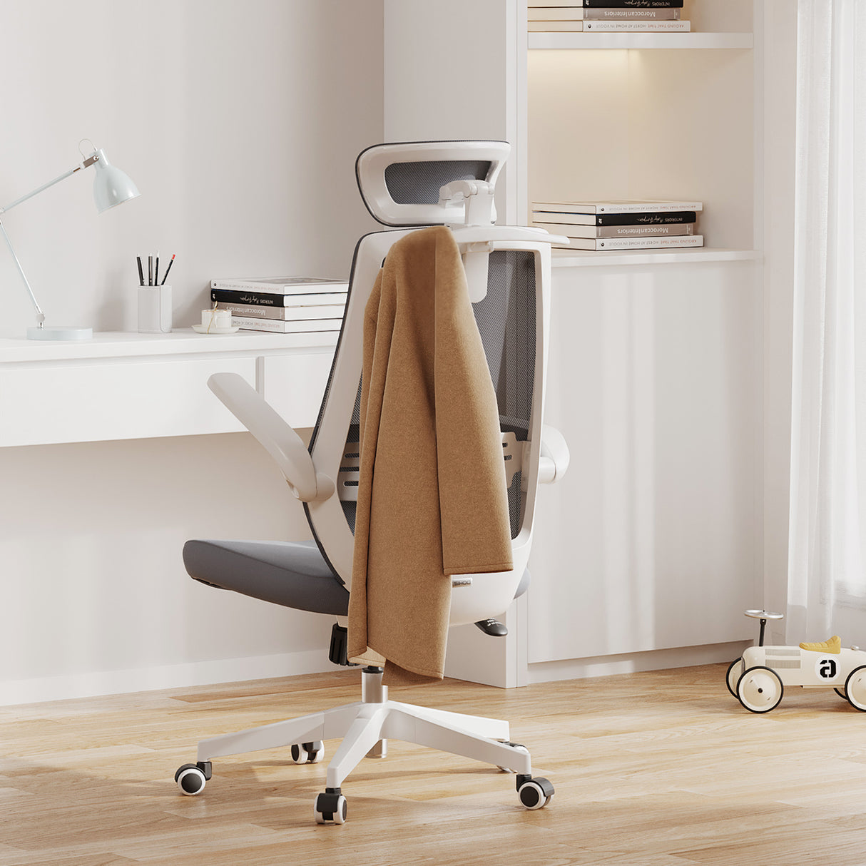 كرسي مكتب مريح من سيهو M76A مع دعم للفقرات القطنية