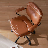Sihoo L3D Luxurious Brown Leather Armchair