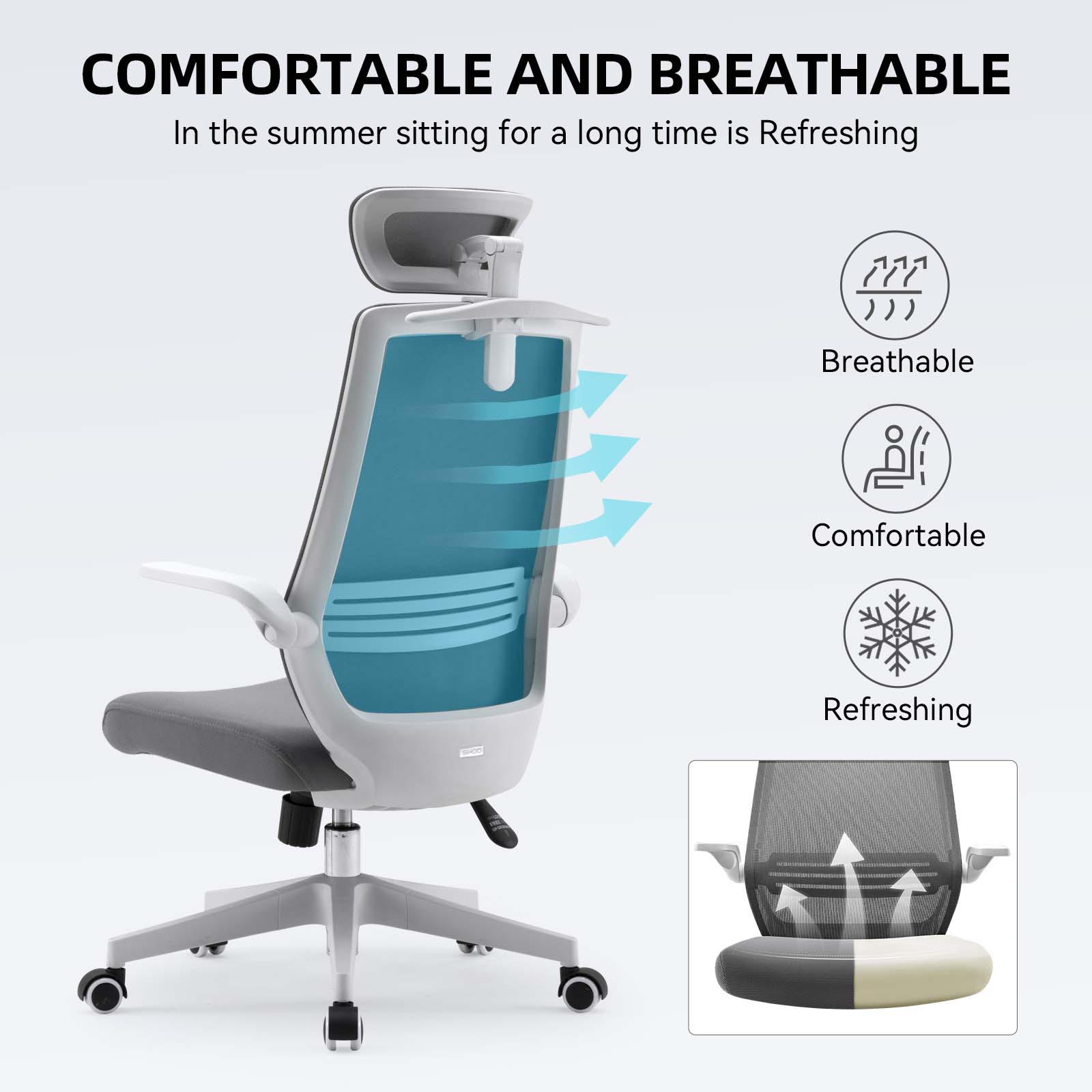 SIHOO M76A Ergonomic Office Chair with Lumbar Support – Sihoo AE