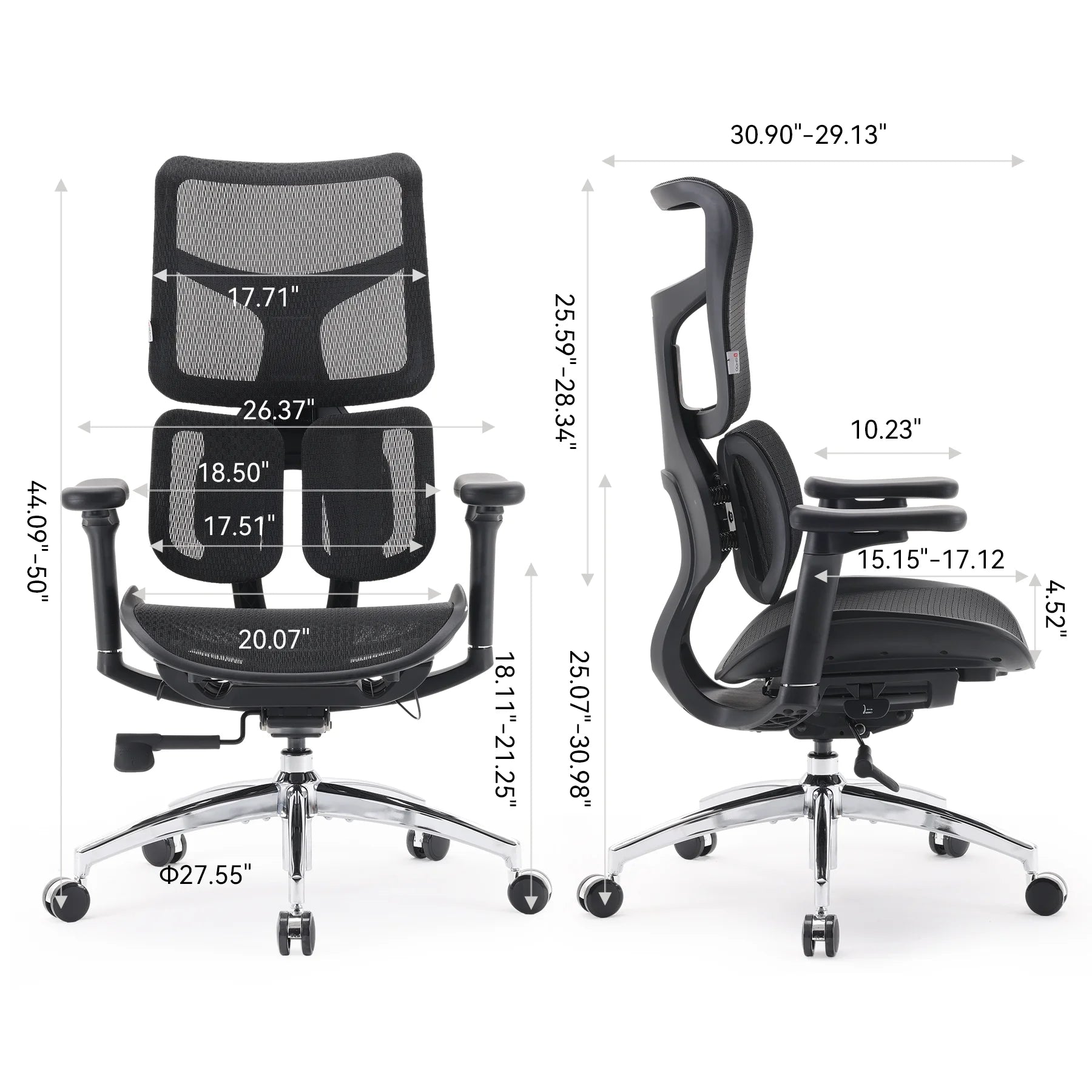 SIHOO S100 Ergonomic Desk Chair – Adjustable Office Chair for Work and Home
