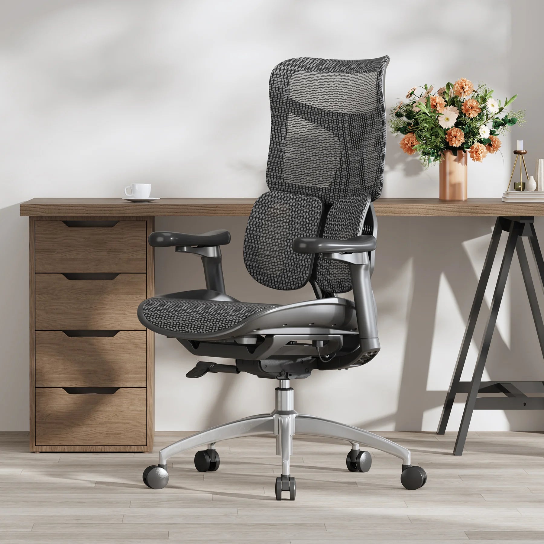SIHOO S100 Ergonomic Desk Chair – Adjustable Office Chair for Work and Home